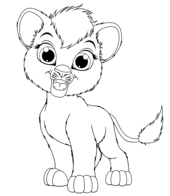 Tiny lion