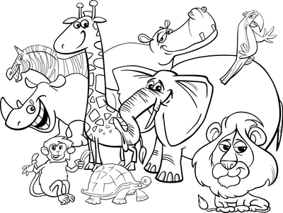 Zoo animals 01