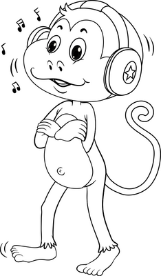 Monkey headphones