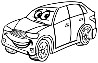 Smiling car