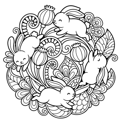 Bunny Mandala