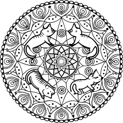 Cat Mandala 04
