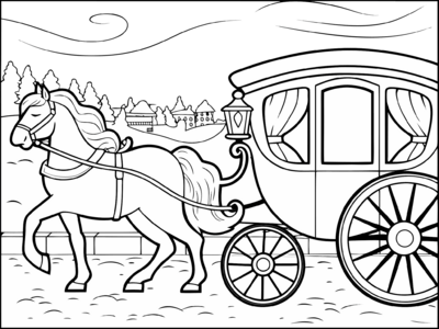 Horse And Carriage 01