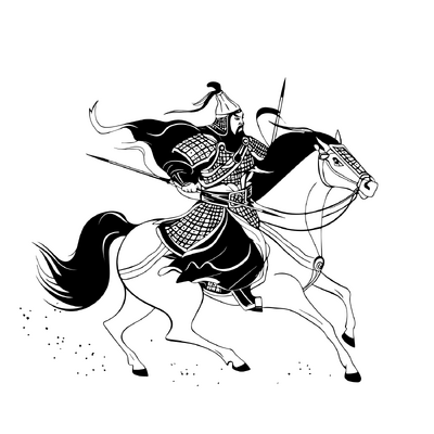 Samurai On Horse