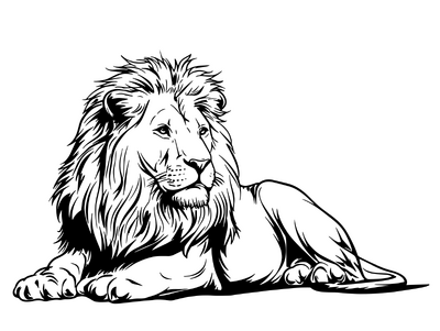 Lion Lying Down