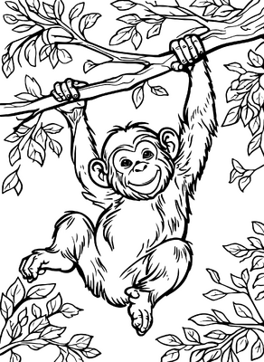 Monkey In A Tree