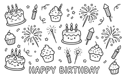 Happy Birthday Cakes