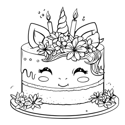 Birthday Unicorn Cake