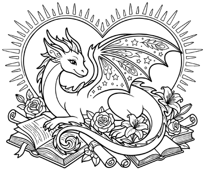 Dragon Heart And Books