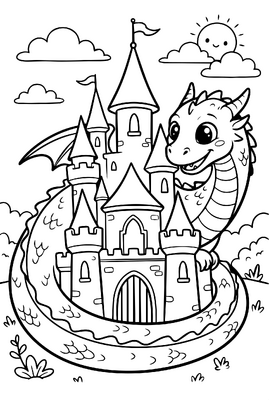 Castle And Dragon