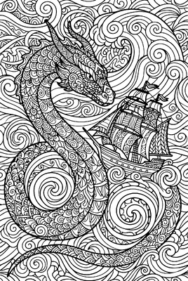 Dragon With Ship