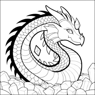 Dragon Curled Up