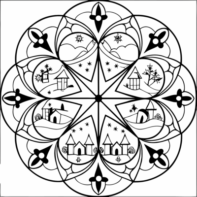 Christmas Mandala