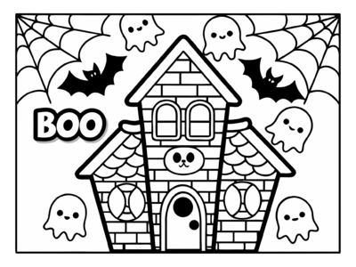 Halloween Haunted House Boo
