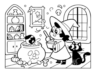 Halloween Witch Lab