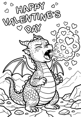 Valentines Day Dragon
