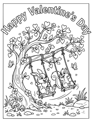 Valentines Day Forest