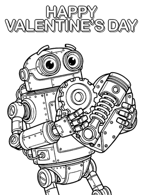 Valentines Day Robot