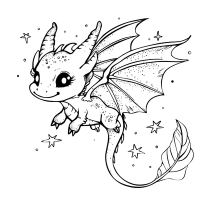Cute Flying Dragon