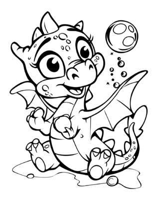Dragon With Ball