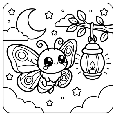 Butterfly With A Light