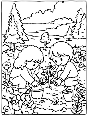 Kids In The Garden