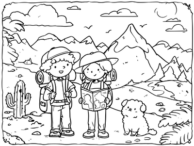 Hiking In The Mountains