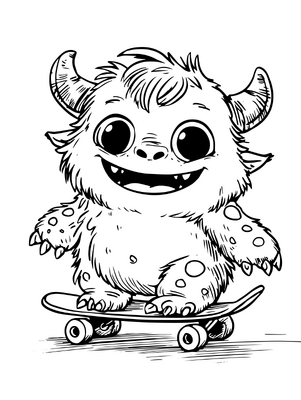 Troll On A Skateboard