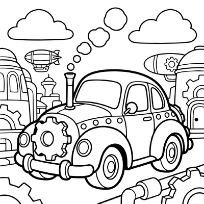Steampunk Car