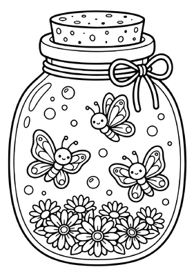 Butterflies In A Jar