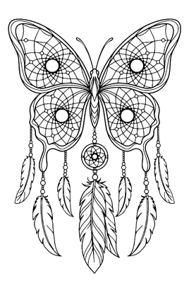 Dream Catcher With Butterfly