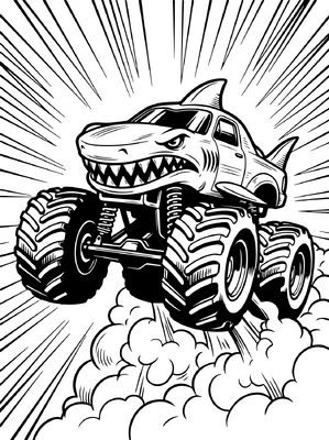 Shark Monster Truck